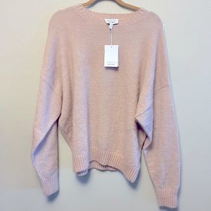 & Other Stories blush mohair sweater
